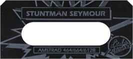 Top of cartridge artwork for Stuntman Seymour on the Amstrad CPC.