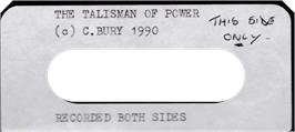 Top of cartridge artwork for Talisman Of Power, The on the Amstrad CPC.