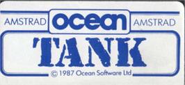 Top of cartridge artwork for Tank on the Amstrad CPC.