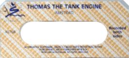 Top of cartridge artwork for Thomas the Tank Engine & Friends on the Amstrad CPC.