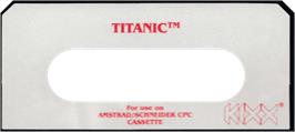 Top of cartridge artwork for Titanic on the Amstrad CPC.