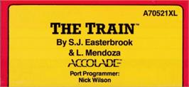 Top of cartridge artwork for Train, The - Escape To Normandy on the Amstrad CPC.