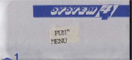 Top of cartridge artwork for Trap Door on the Amstrad CPC.
