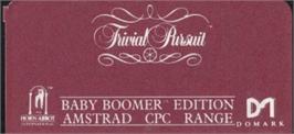 Top of cartridge artwork for Trivial Pursuit - Baby Boomer Edition on the Amstrad CPC.
