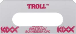 Top of cartridge artwork for Troll on the Amstrad CPC.