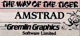 Top of cartridge artwork for Way of the Tiger on the Amstrad CPC.