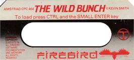 Top of cartridge artwork for Wild Bunch, The on the Amstrad CPC.