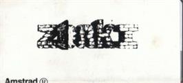Top of cartridge artwork for Zork 1 - The Great Underground Empire on the Amstrad CPC.