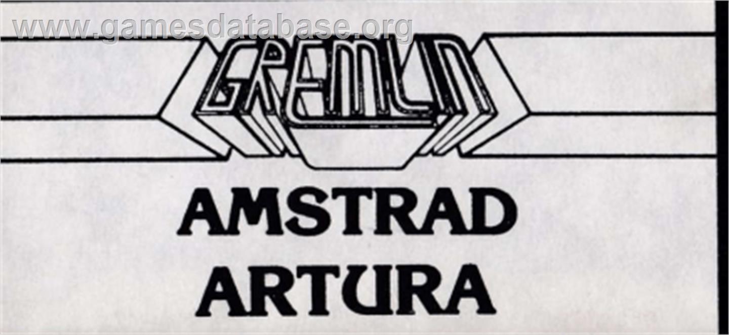 Artura - Amstrad CPC - Artwork - Cartridge Top