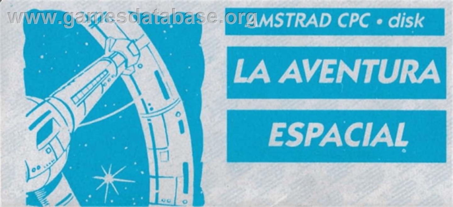 Aventura Espacial, La - Amstrad CPC - Artwork - Cartridge Top