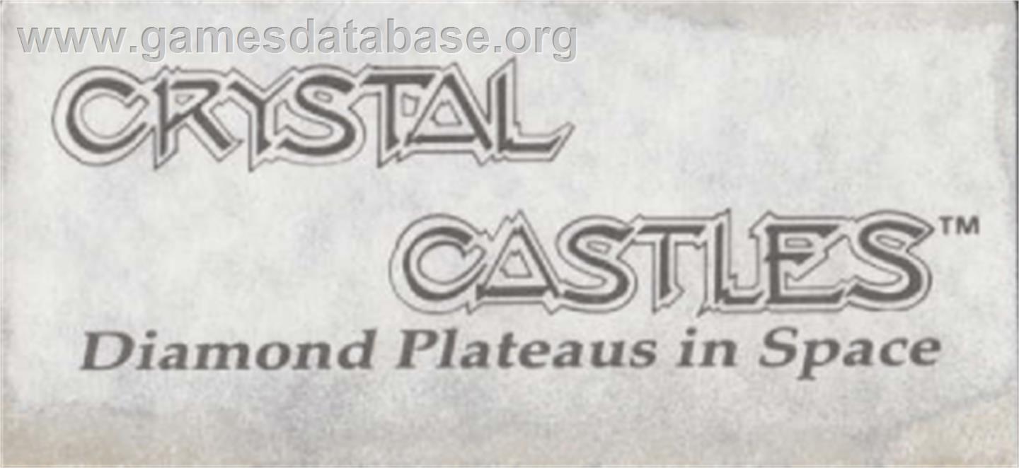 Crystal Castles - Amstrad CPC - Artwork - Cartridge Top