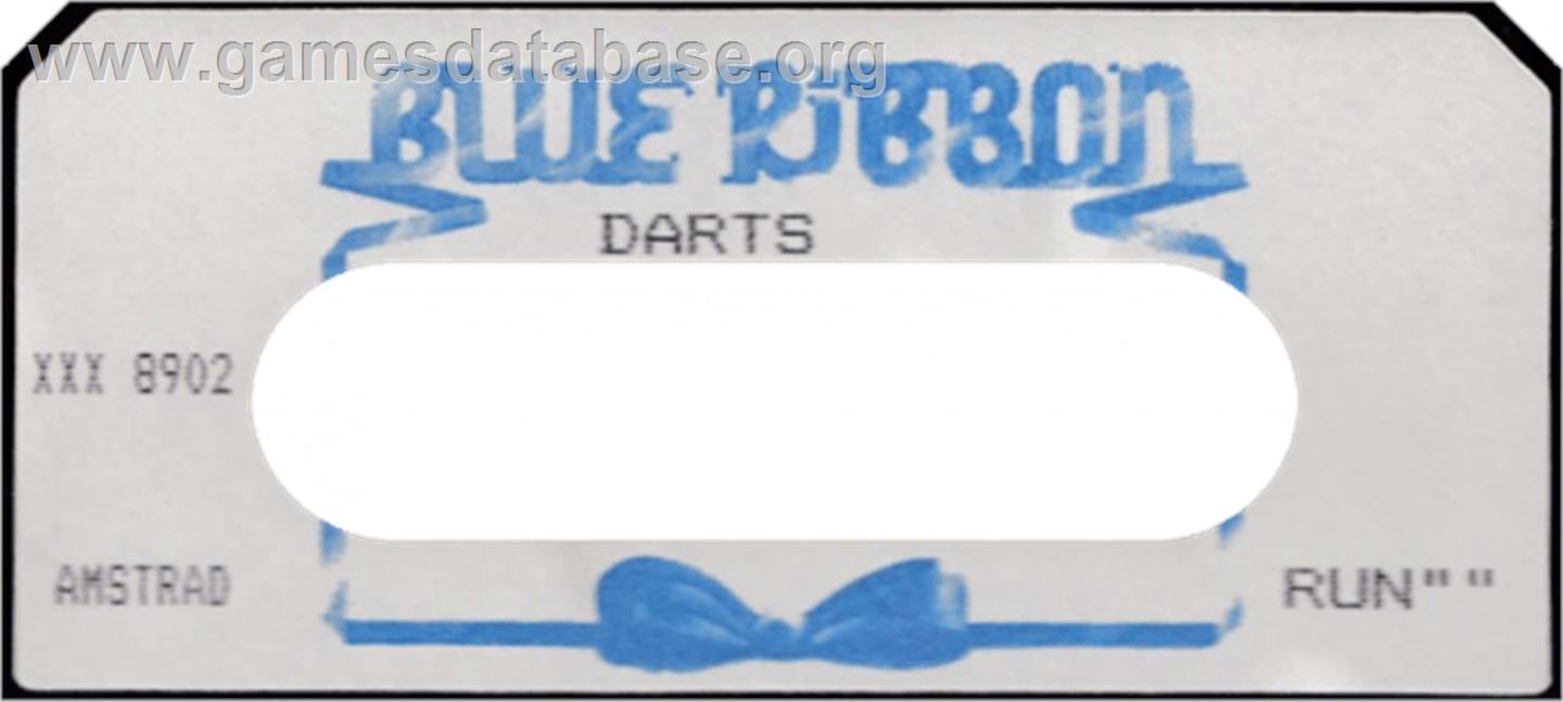 Darts (Alligata) - Amstrad CPC - Artwork - Cartridge Top