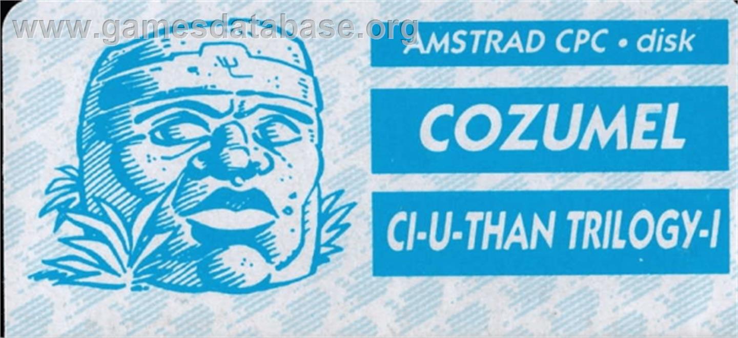 Diosa de Cozumel, La - Amstrad CPC - Artwork - Cartridge Top