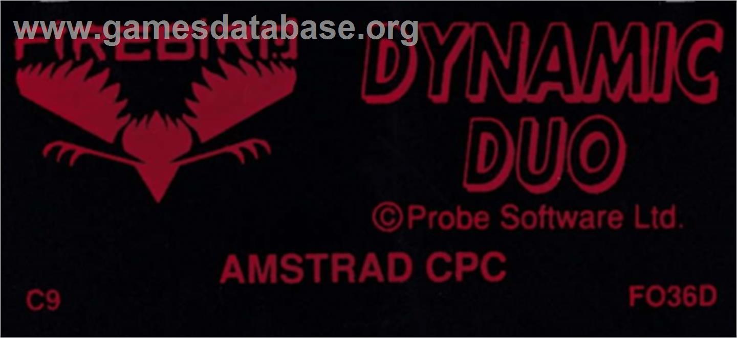 Dynamite Dan II: Dr. Blitzen and the Islands of Arcanum - Amstrad CPC - Artwork - Cartridge Top