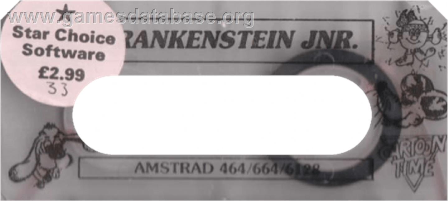Frankenstein Jnr. - Amstrad CPC - Artwork - Cartridge Top
