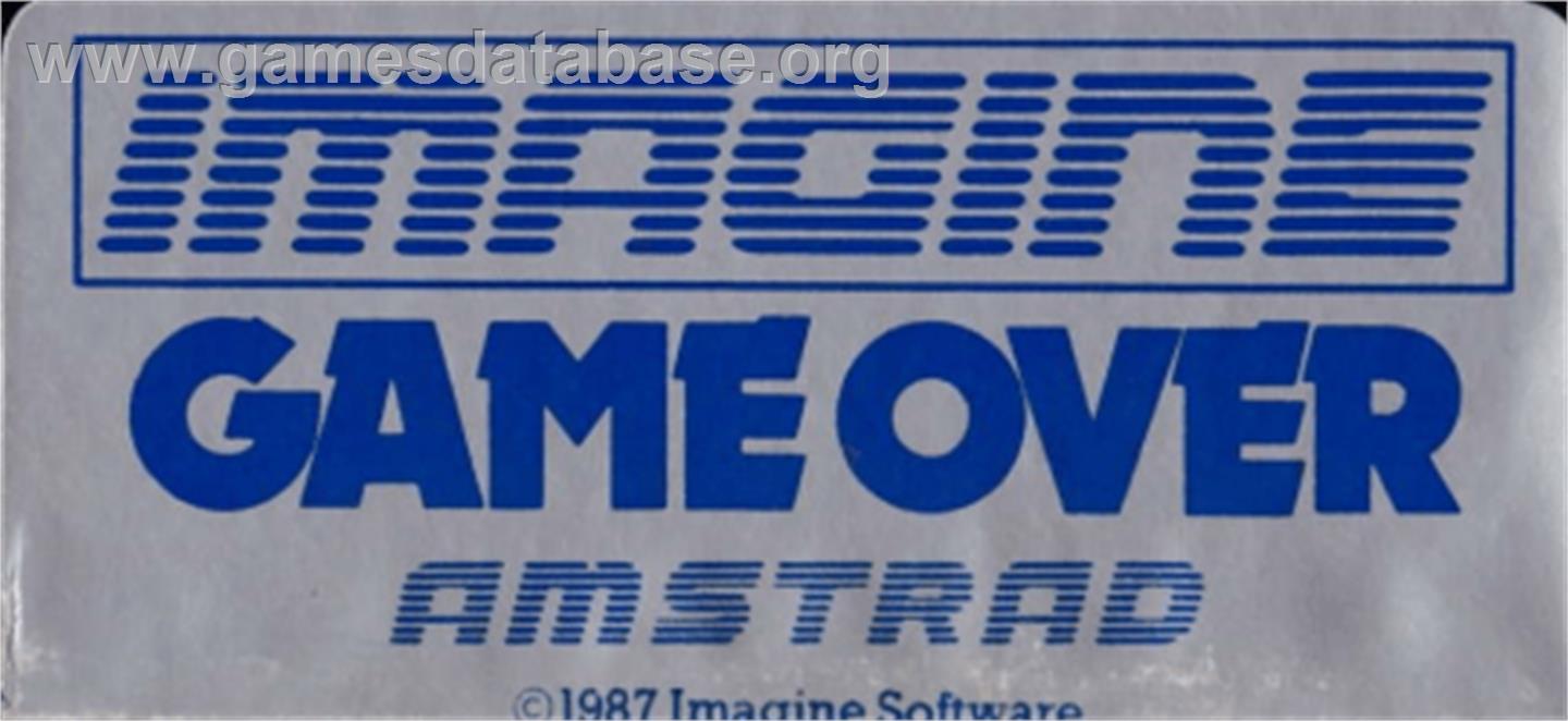 Game Over - Amstrad CPC - Artwork - Cartridge Top