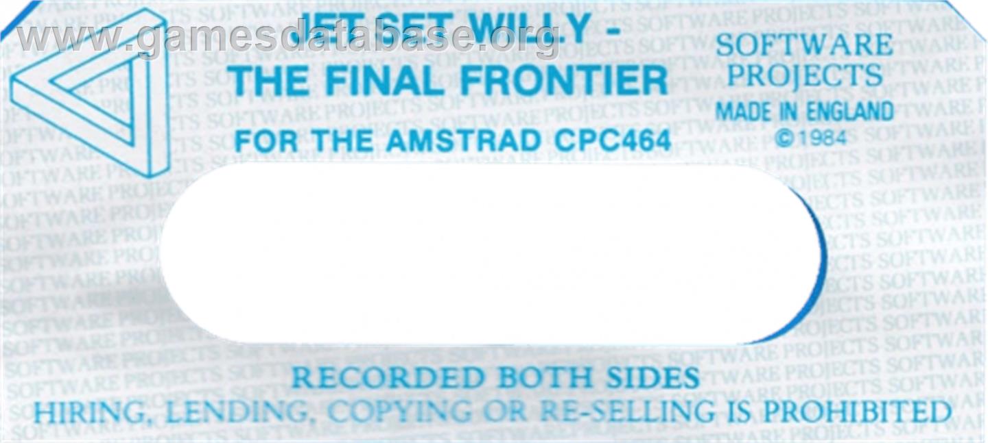 Gee Bee Air Rally - Amstrad CPC - Artwork - Cartridge Top