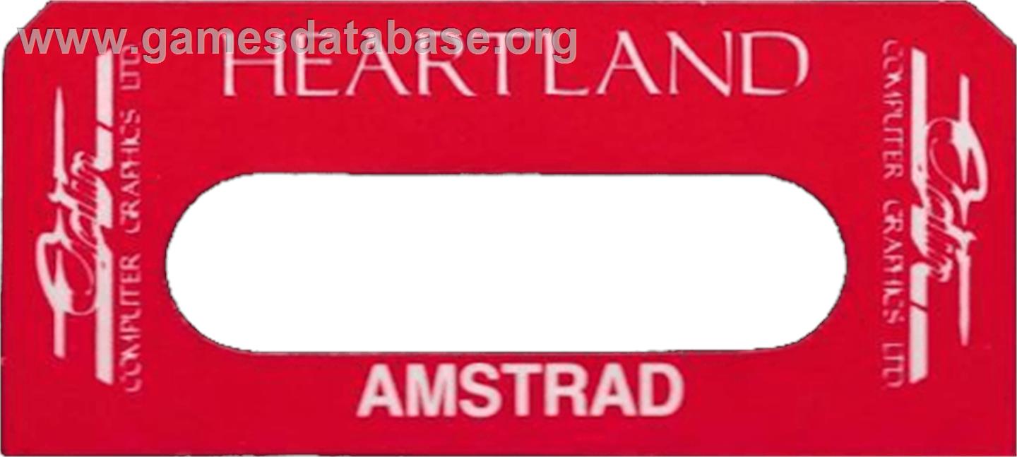 Heartland - Amstrad CPC - Artwork - Cartridge Top