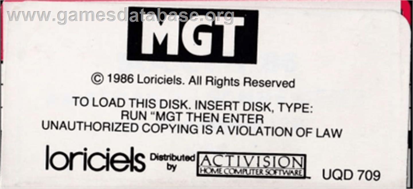 Magnetik Tank - Amstrad CPC - Artwork - Cartridge Top