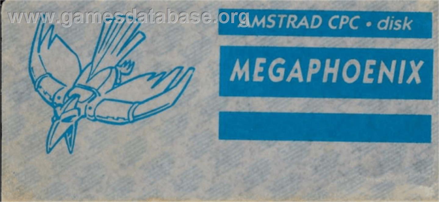 Mega Phoenix - Amstrad CPC - Artwork - Cartridge Top