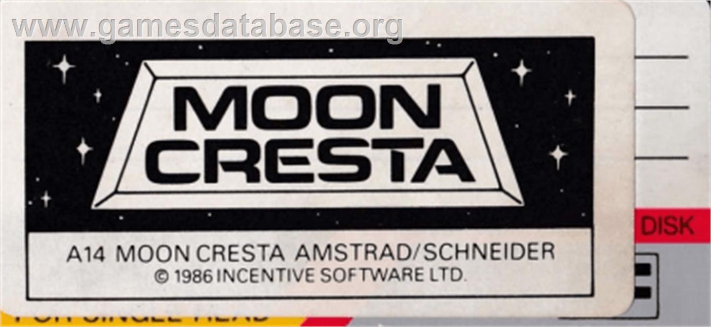 Moon Cresta - Amstrad CPC - Artwork - Cartridge Top