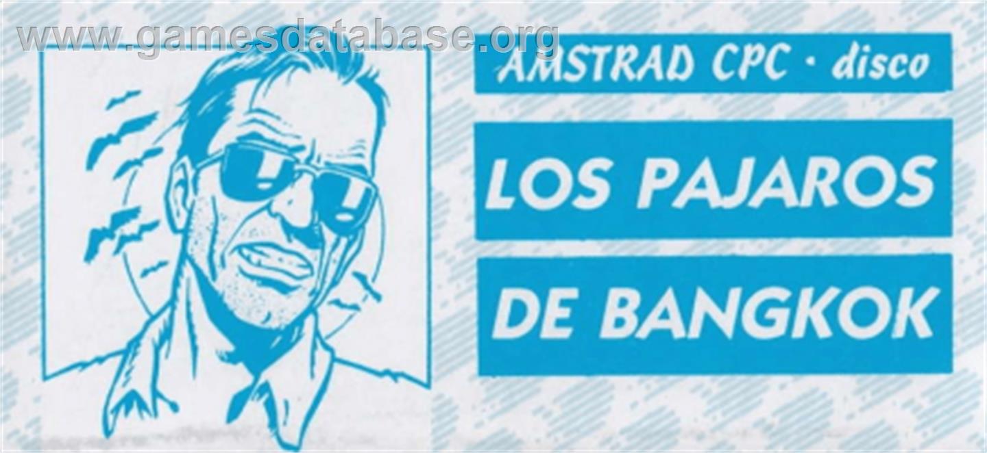 Pajaros De Bangkok, Los - Amstrad CPC - Artwork - Cartridge Top