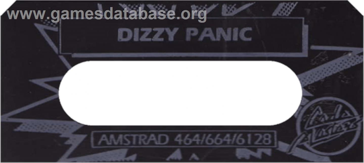 Panic Dizzy - Amstrad CPC - Artwork - Cartridge Top