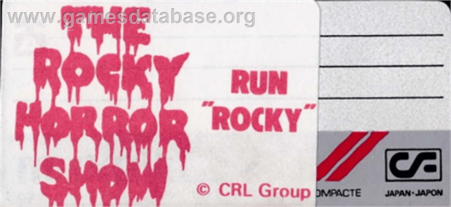 Rocky Horror Show - Amstrad CPC - Artwork - Cartridge Top