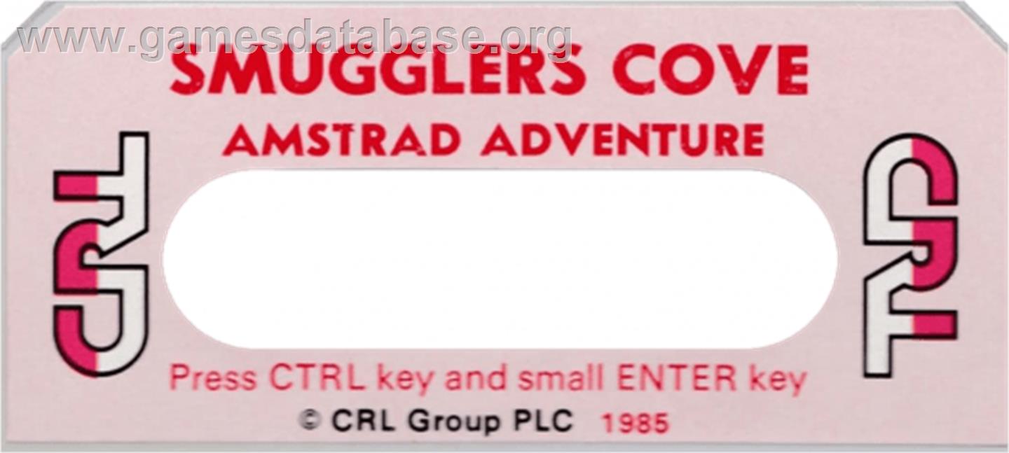 Smugglers Cove - Amstrad CPC - Artwork - Cartridge Top