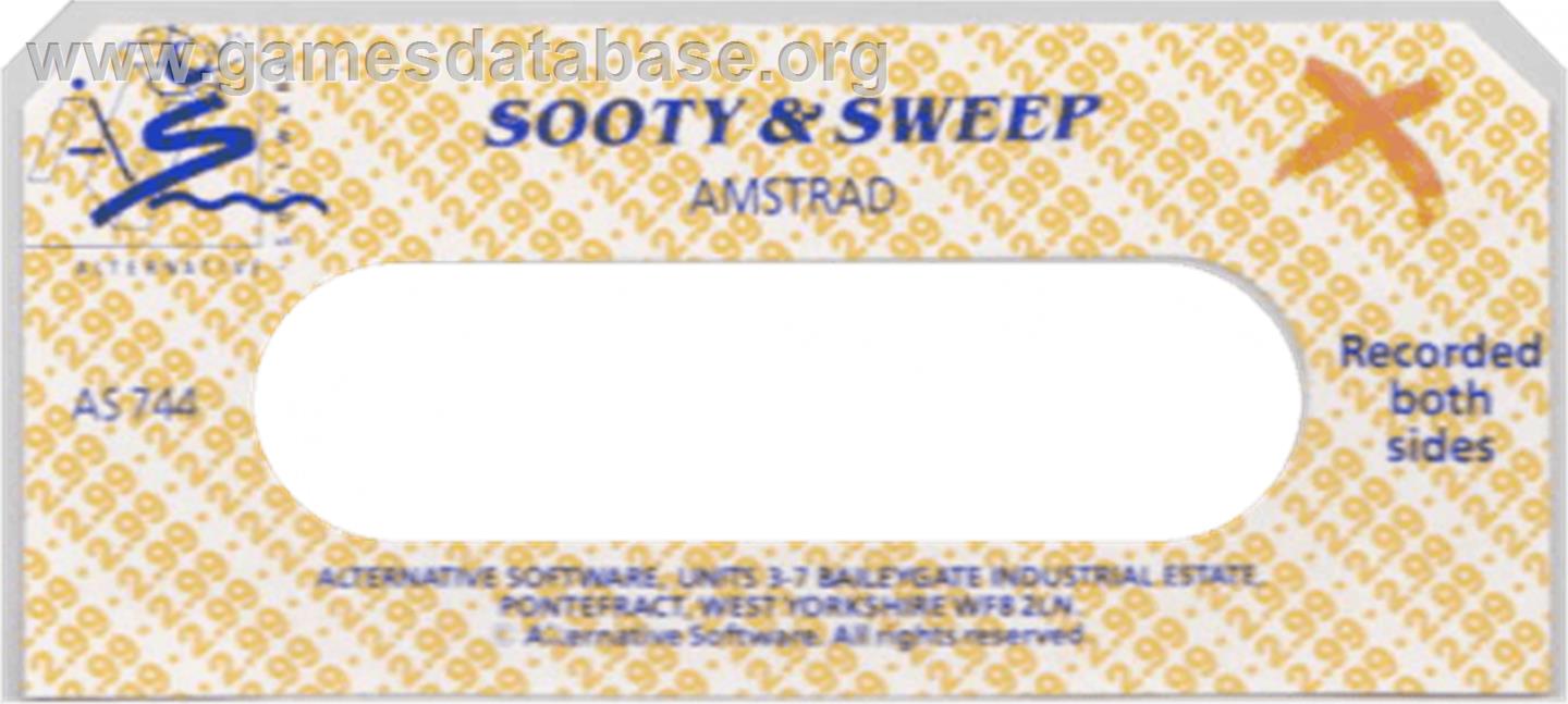 Sooty And Sweep - Amstrad CPC - Artwork - Cartridge Top