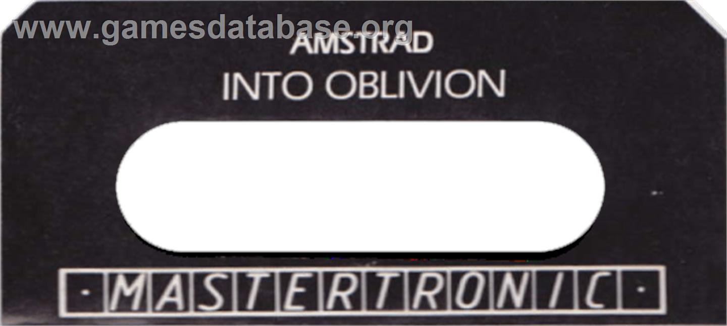 Space Station Oblivion - Amstrad CPC - Artwork - Cartridge Top