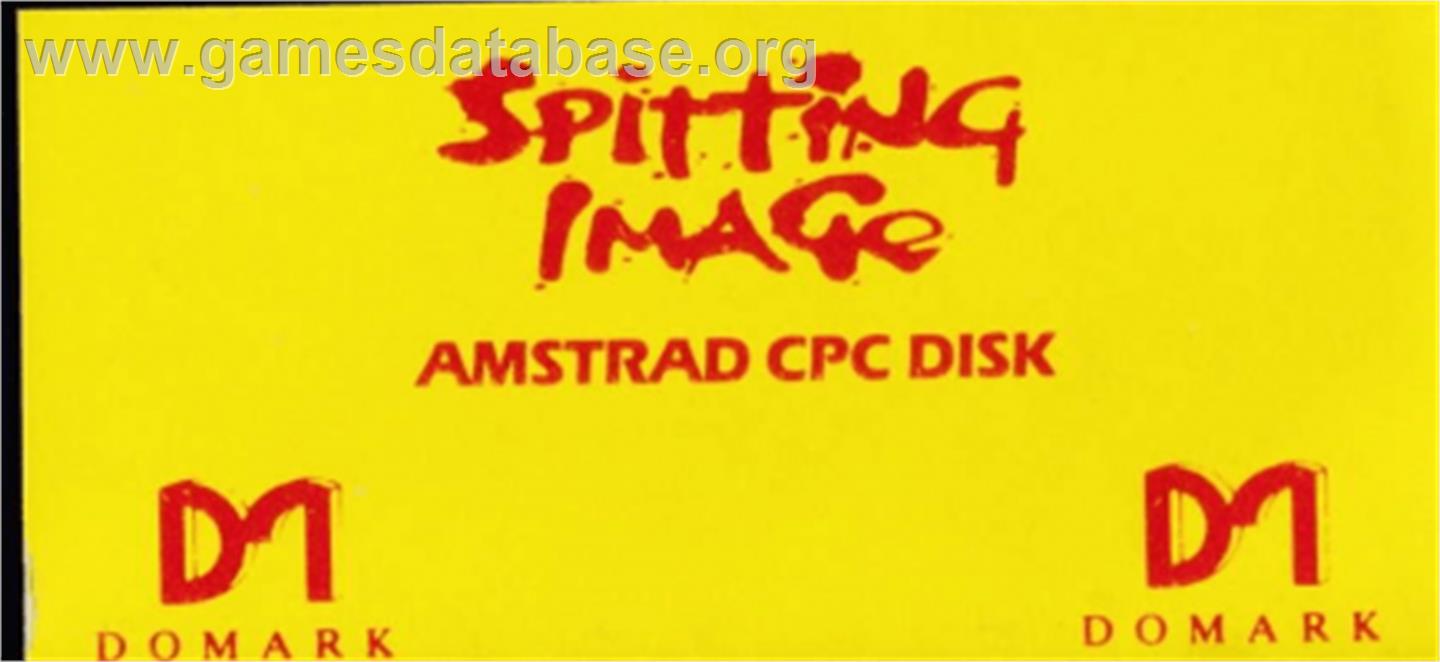 Spitting Image - The Computer Game - Amstrad CPC - Artwork - Cartridge Top