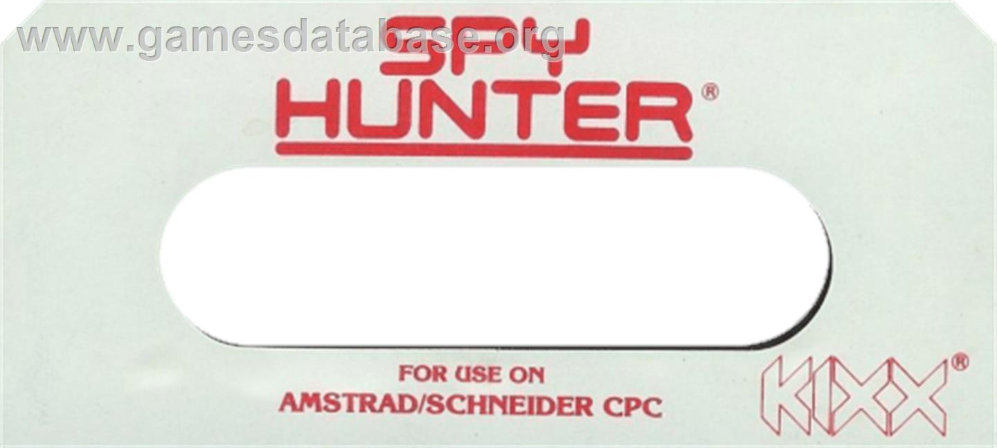 Spy Hunter - Amstrad CPC - Artwork - Cartridge Top