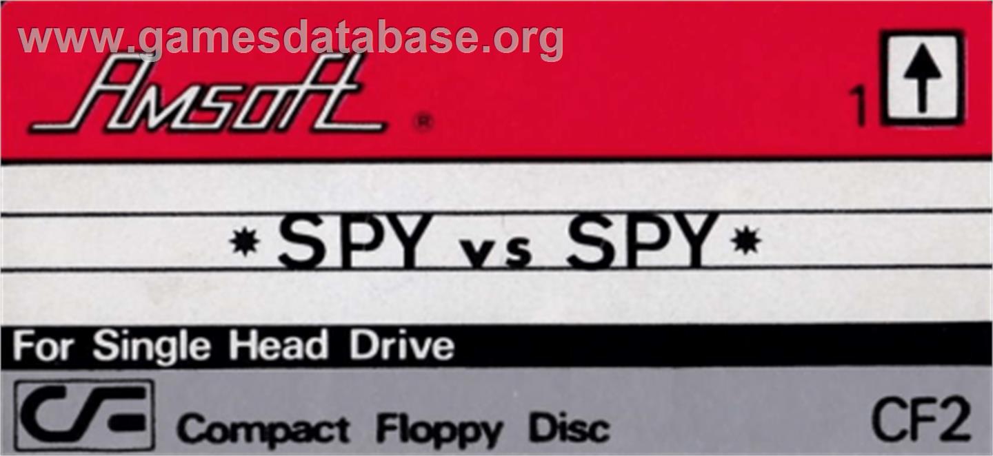 Spy vs. Spy - Amstrad CPC - Artwork - Cartridge Top
