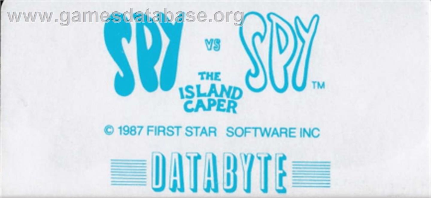 Spy vs. Spy II: The Island Caper - Amstrad CPC - Artwork - Cartridge Top