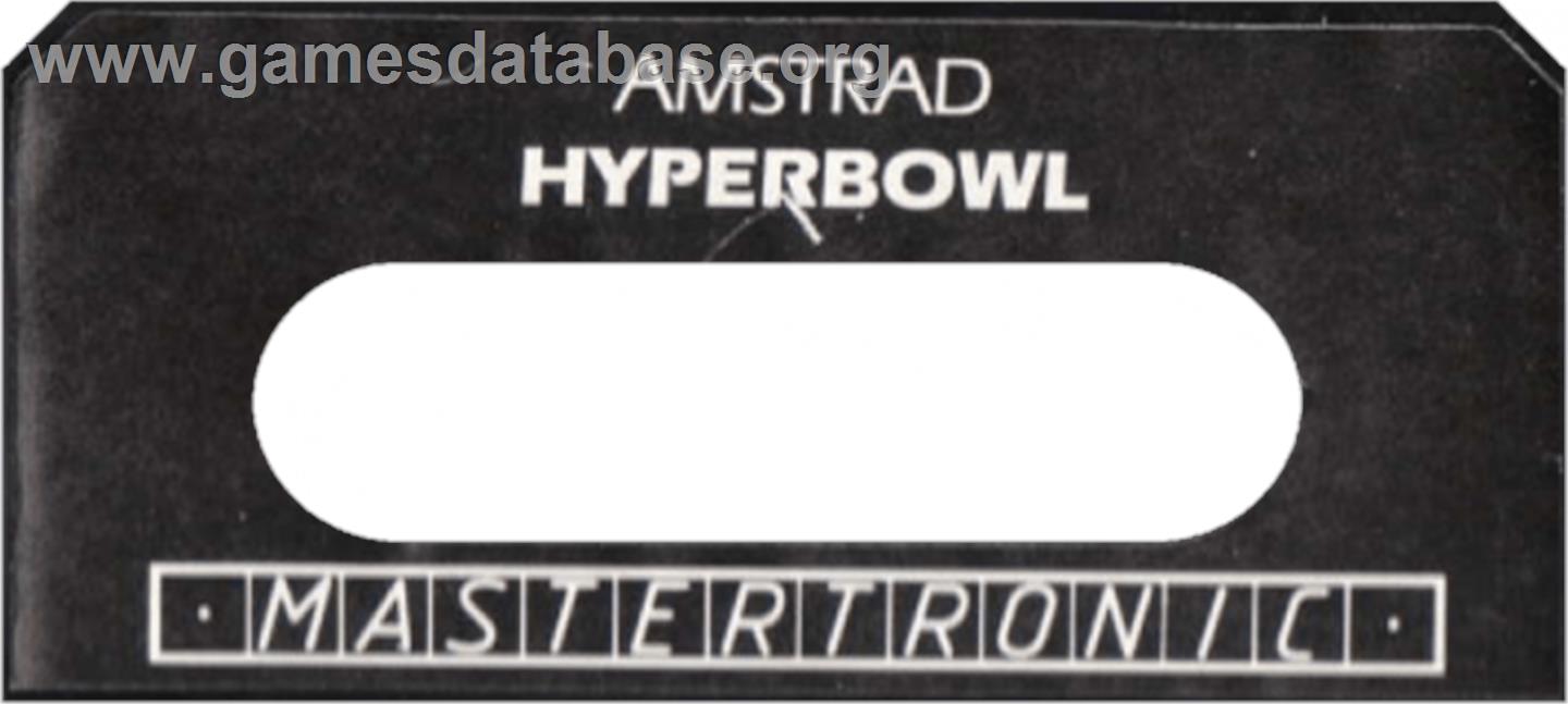 Super Bowl - Amstrad CPC - Artwork - Cartridge Top