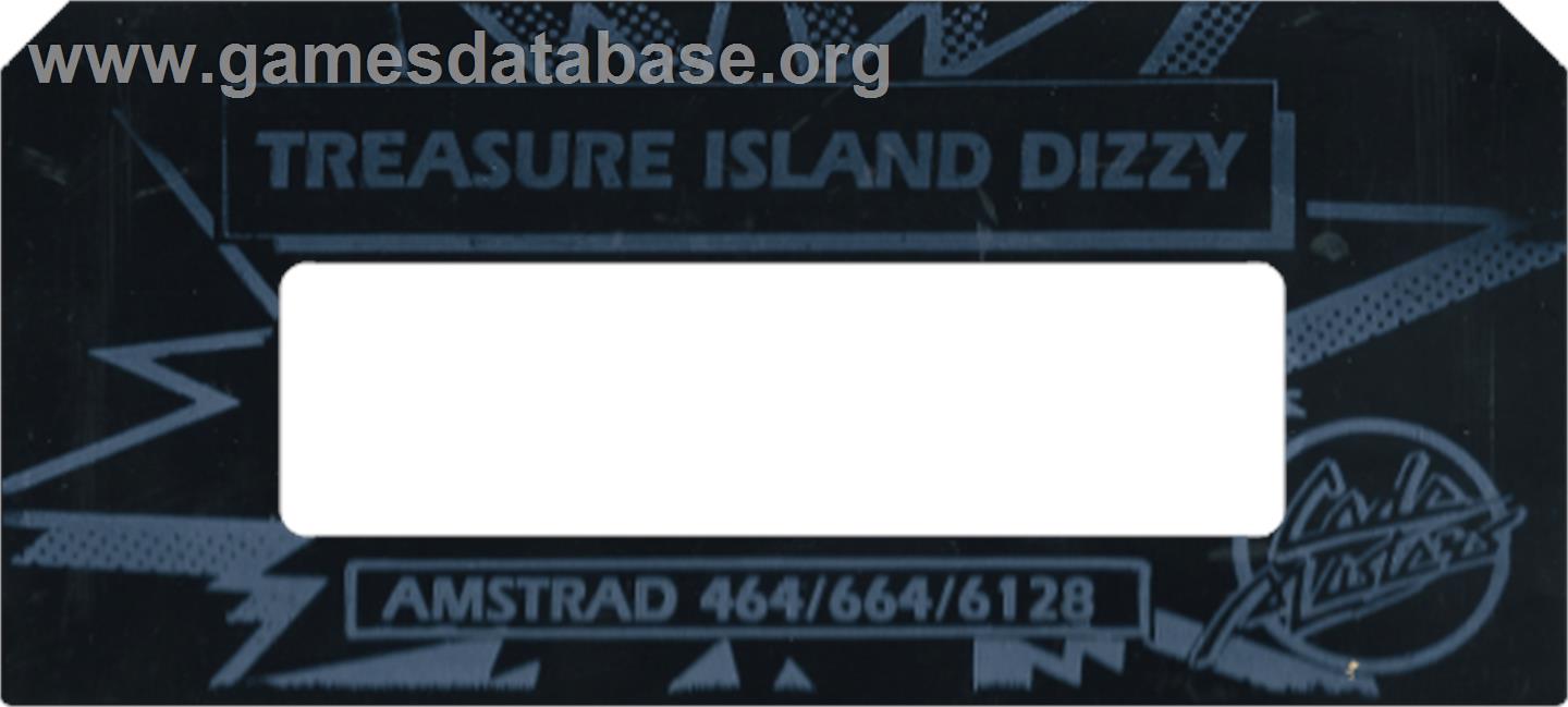 Treasure Island Dizzy - Amstrad CPC - Artwork - Cartridge Top