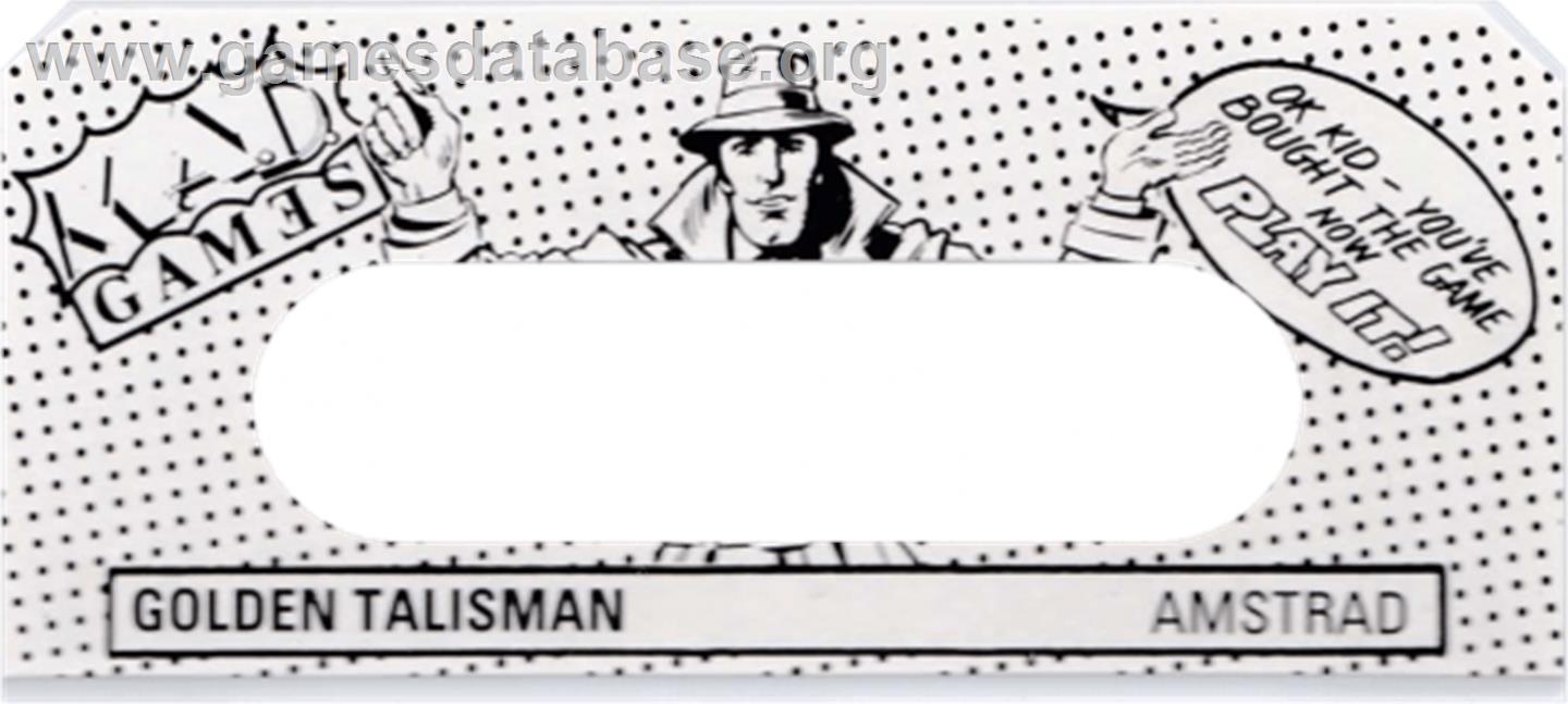 Where in the World is Carmen Sandiego - Amstrad CPC - Artwork - Cartridge Top