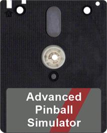 Artwork on the Disc for Advanced Pinball Simulator on the Amstrad CPC.