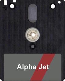 Artwork on the Disc for Alphajet on the Amstrad CPC.