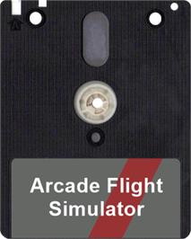 Artwork on the Disc for Arcade Flight Simulator on the Amstrad CPC.