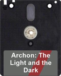 Artwork on the Disc for Archon: The Light and the Dark on the Amstrad CPC.