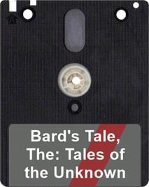 Artwork on the Disc for Bard's Tale, The on the Amstrad CPC.