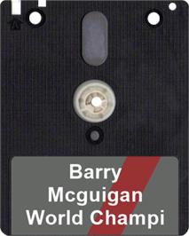 Artwork on the Disc for Barry McGuigan World Championship Boxing on the Amstrad CPC.