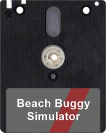 Artwork on the Disc for Beach Buggy Simulator on the Amstrad CPC.