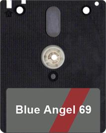 Artwork on the Disc for Blue Angel 69 on the Amstrad CPC.