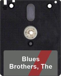 Artwork on the Disc for Blues Brothers on the Amstrad CPC.
