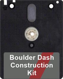 Artwork on the Disc for Boulder Dash Construction Kit on the Amstrad CPC.