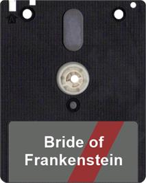 Artwork on the Disc for Bride Of Frankenstein on the Amstrad CPC.