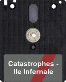 Artwork on the Disc for Catastrophes on the Amstrad CPC.